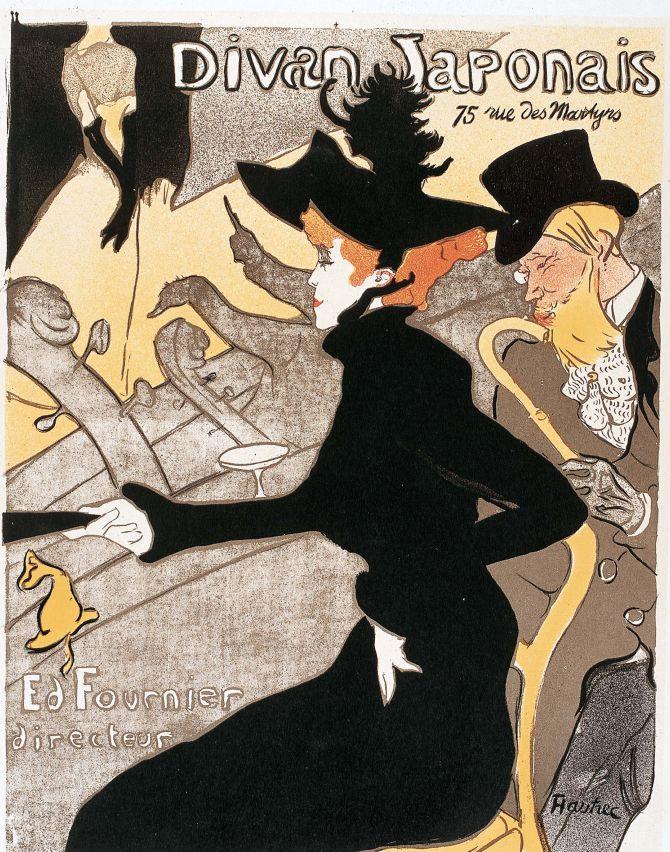 Henri de Toulouse-Lautrec, Divan Japonais, 1893