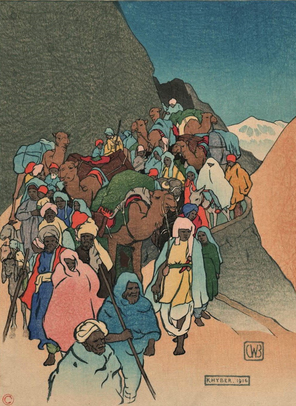 Bartlett Charles,Khyber pass, 1916