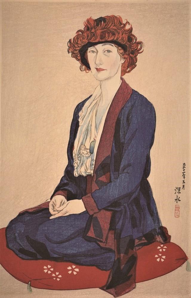 Portrait of Elizabeth Keith by Ito Shinsu